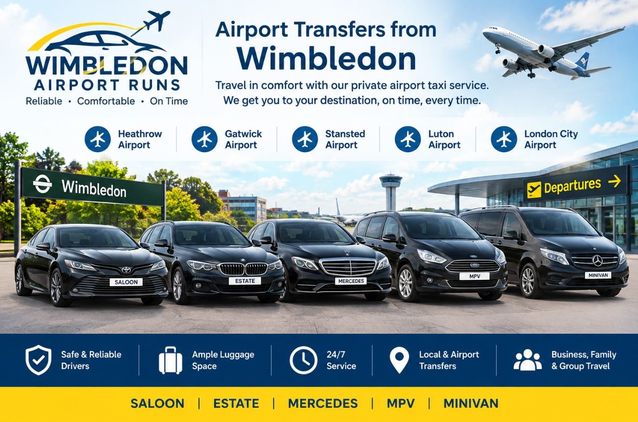 Wimbledon Airport Runs | Airport Transfers & Taxis